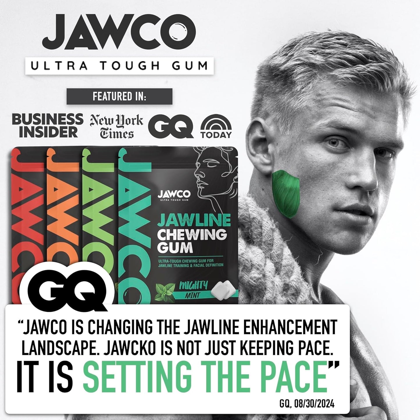 Ultra-Tough Jawline Training Gum
