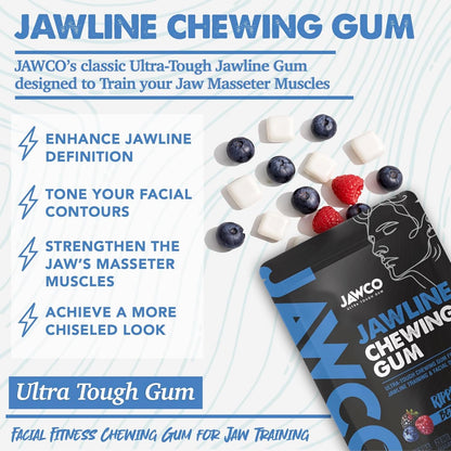 Ultra-Tough Jawline Training Gum