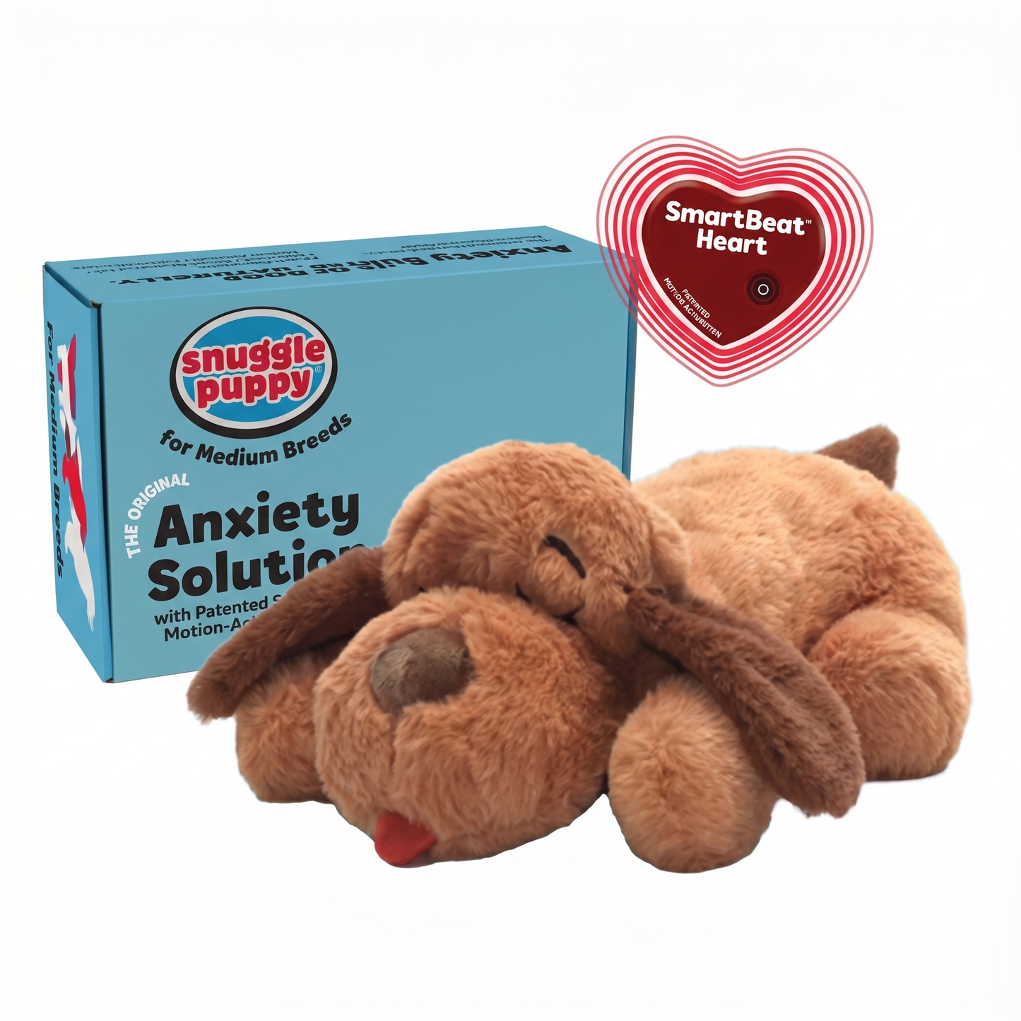 Calming Heartbeat Dog Plush