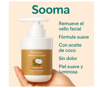 Crema Depilatoria Facial Sooma