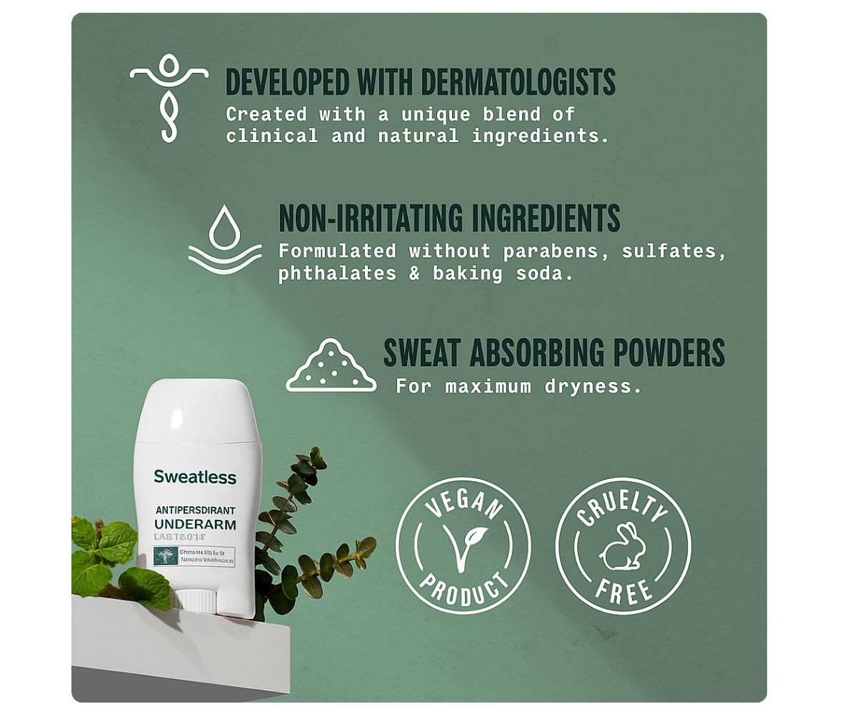 Sweatless™ Underarm Deodrant