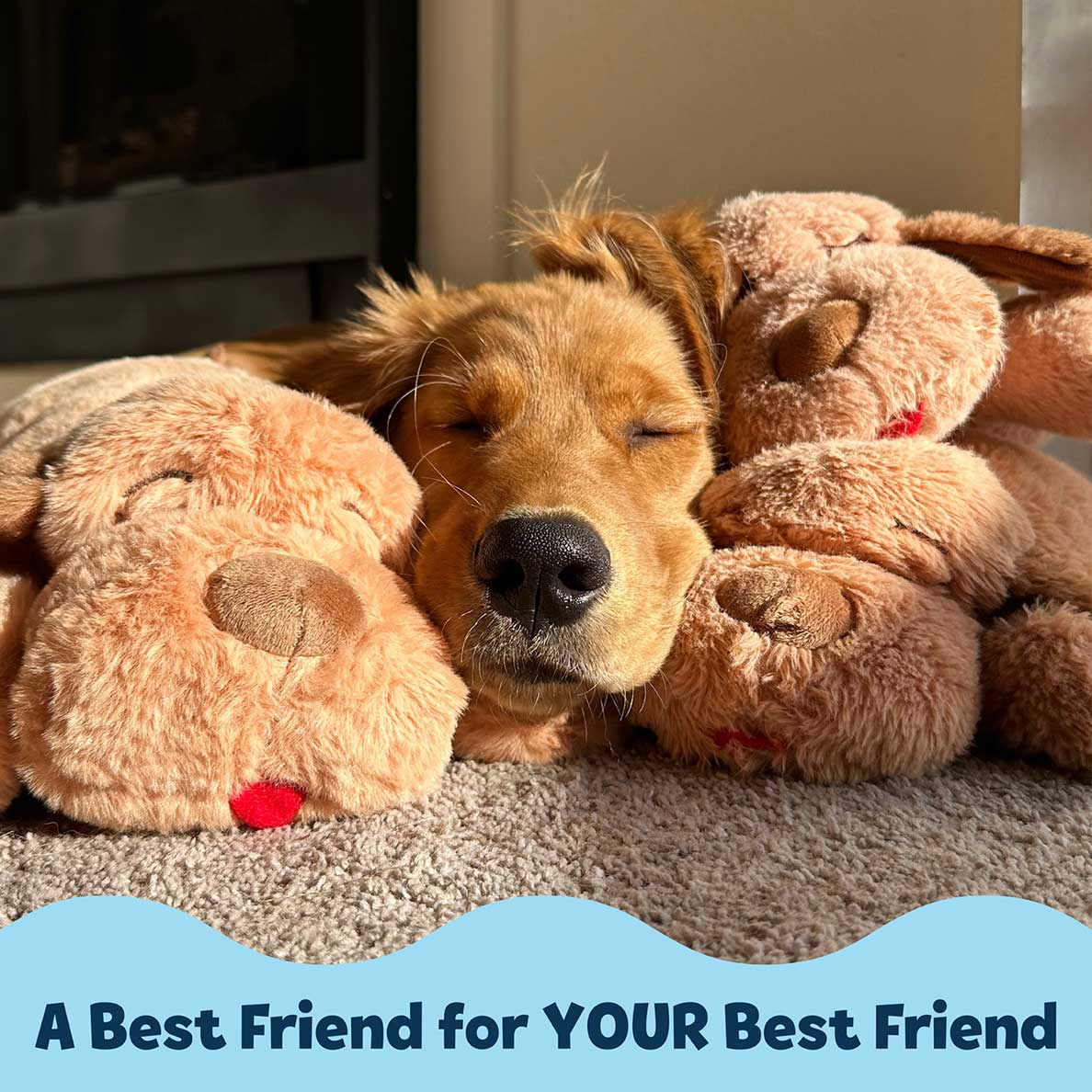 Calming Heartbeat Dog Plush